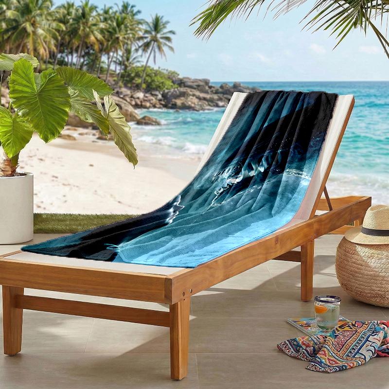 Alien Fashion Beach Towel: Ideal for Summer Adventures Soft, Absorbent and Quick Drying Suitable for Swimming and Bathing