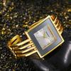 New Fashionable Women's Bangle Watch Ladies' Square Watch Stainless Steel Watch Women Quartz Watches
