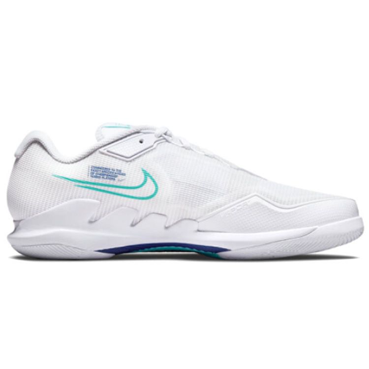 NikeCourt Air Zoom Vapor Pro White Light Bone Deep Royal Blue Dynamic Turquoise For Men CZ0220-141