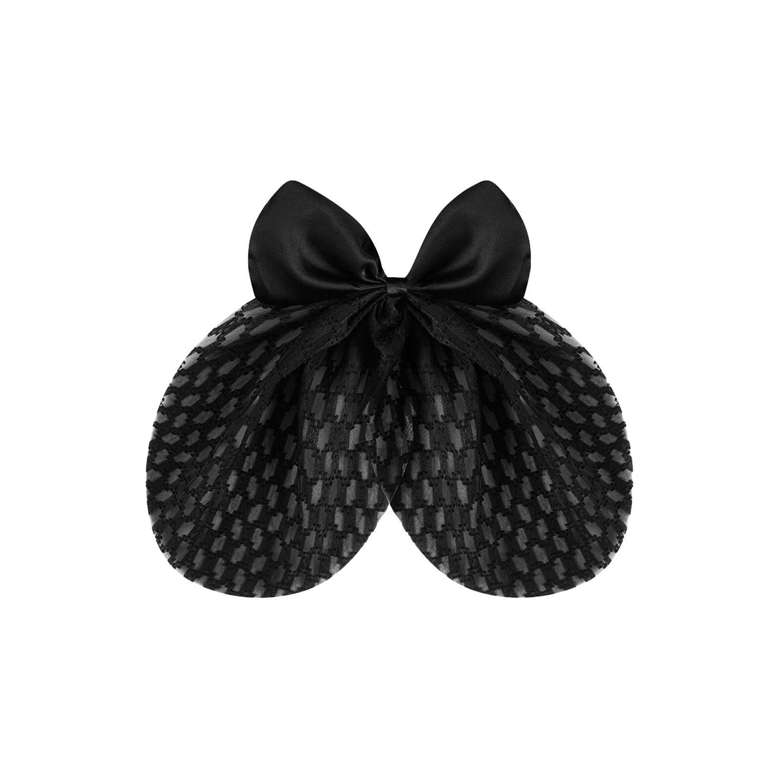 

Шелковые резинки для волос/резинки для предотвращения завивания и ломкости, без повреждений, эластичные держатели для хвостиков, 1 шт. One Size чёрный