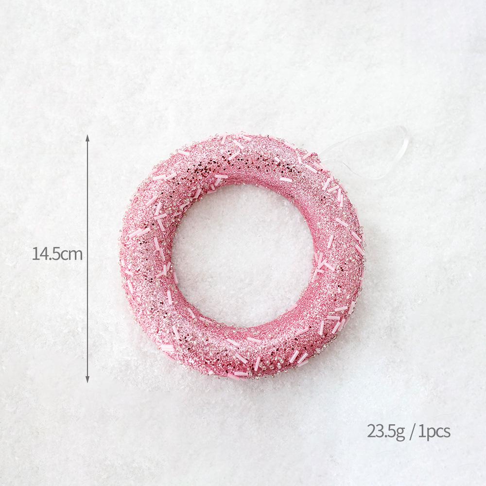 DIY Painted Foam Christmas Ornament: Snowflake & Irregular Pompon Balls