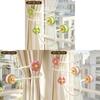 Modern Minimalist Plastic Shower Curtain Hook With Suction Cup For Bathroom Organizer