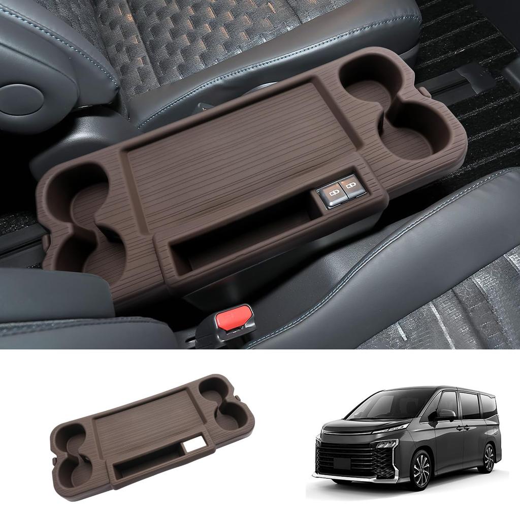 Coleya Toyota Noah Voxy 90 Series Dedicated Rear Center Table Cover Cup Holder Cover 2nd Row Folding Side Table Panel Mat Drink Holder Cover Scratch
