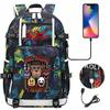 Teddy bear game merchandise USB teen student schoolbag men and women leisure large capacity travel backpack