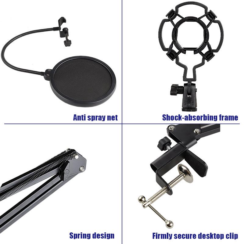 BM800 USB Condenser Microphone for Live Streaming, Mobile, and PC - Ideal for Network Anchoring and K-Song Recording