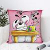 Cartoon D-Diddl Pillow Case  Design Pillow Cover For Sofa Bedroom Home Decor Retro Trendy Pillowcases
