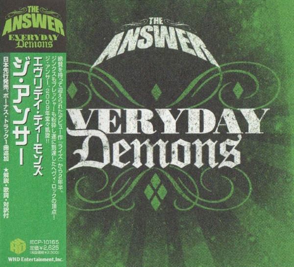 

CD ANSWER - Everyday Demons IECP10165 WHD Entertainme 2009 Japan Rock Used