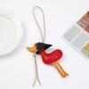 PU Bag Pendant Yellow Duck Cartoon Car Keyring Cute Duck Keychain  Daily Use