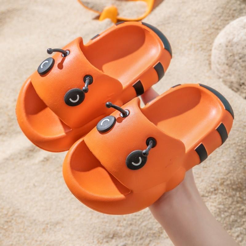 EVA Children's Slippers Summer Boys Indoor Home Cartoon Cute Non-Slip Soft Sole Bathroom Girls Baby Sandals