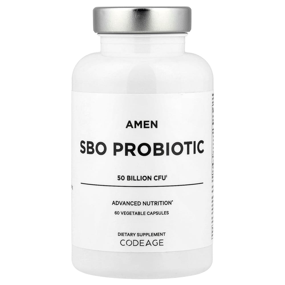 

Codeage Amen SBO Probiotic 50 Billion CFU Veggie Capsules, 60 Count 60 pcs - 1 ea