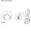 Rv Push Lock Push Button for Latch Zinc Alloy&ABS Cupboard Locks for Rv Yachts Motorhome for Camper Drawer Hidden Button