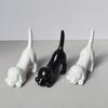 Dog Stretching Ring Holder Cute Dachshund Dog Tail Ring Organizer Resin Puppy Jewelry Holder for Desk Bedroom Decor Gift for Dog Lovers