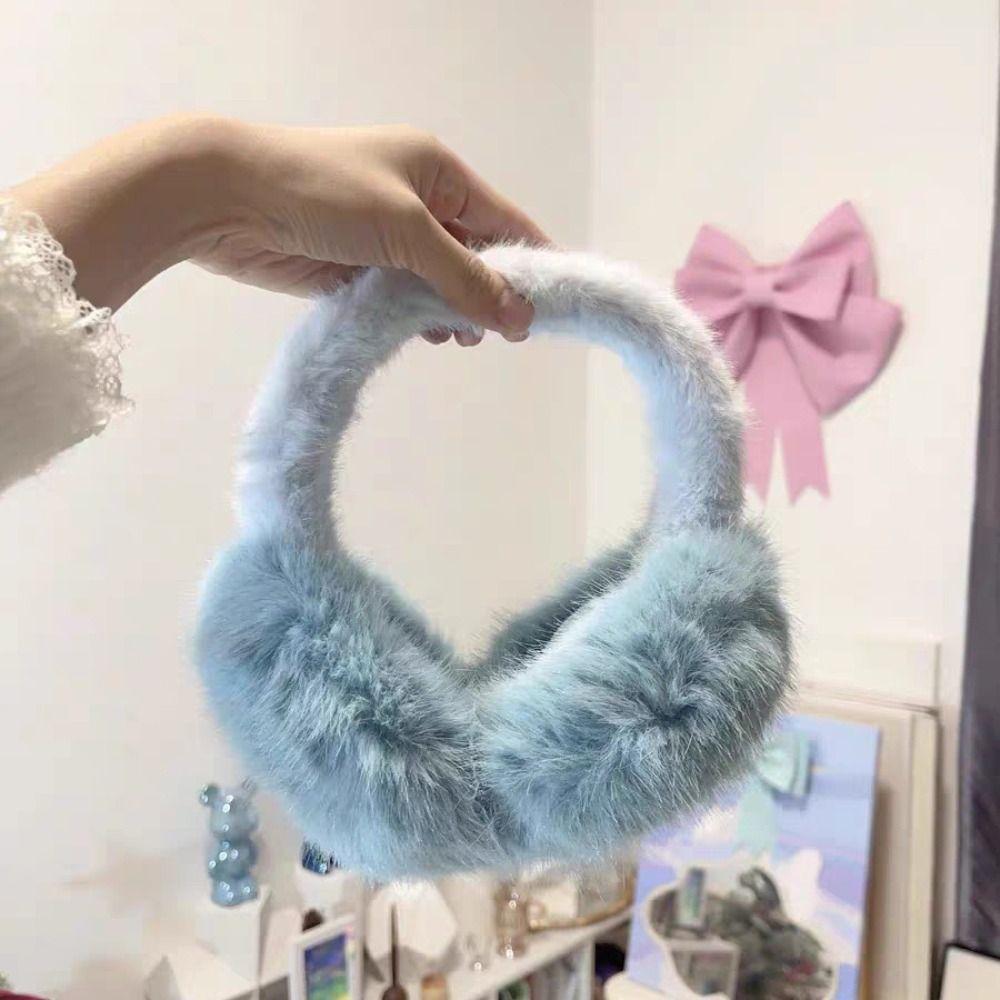 Thicken Foldable Ear Cover Cartoon Children's Ear Warmers Fashion Winter Plush Earmuffs  Student