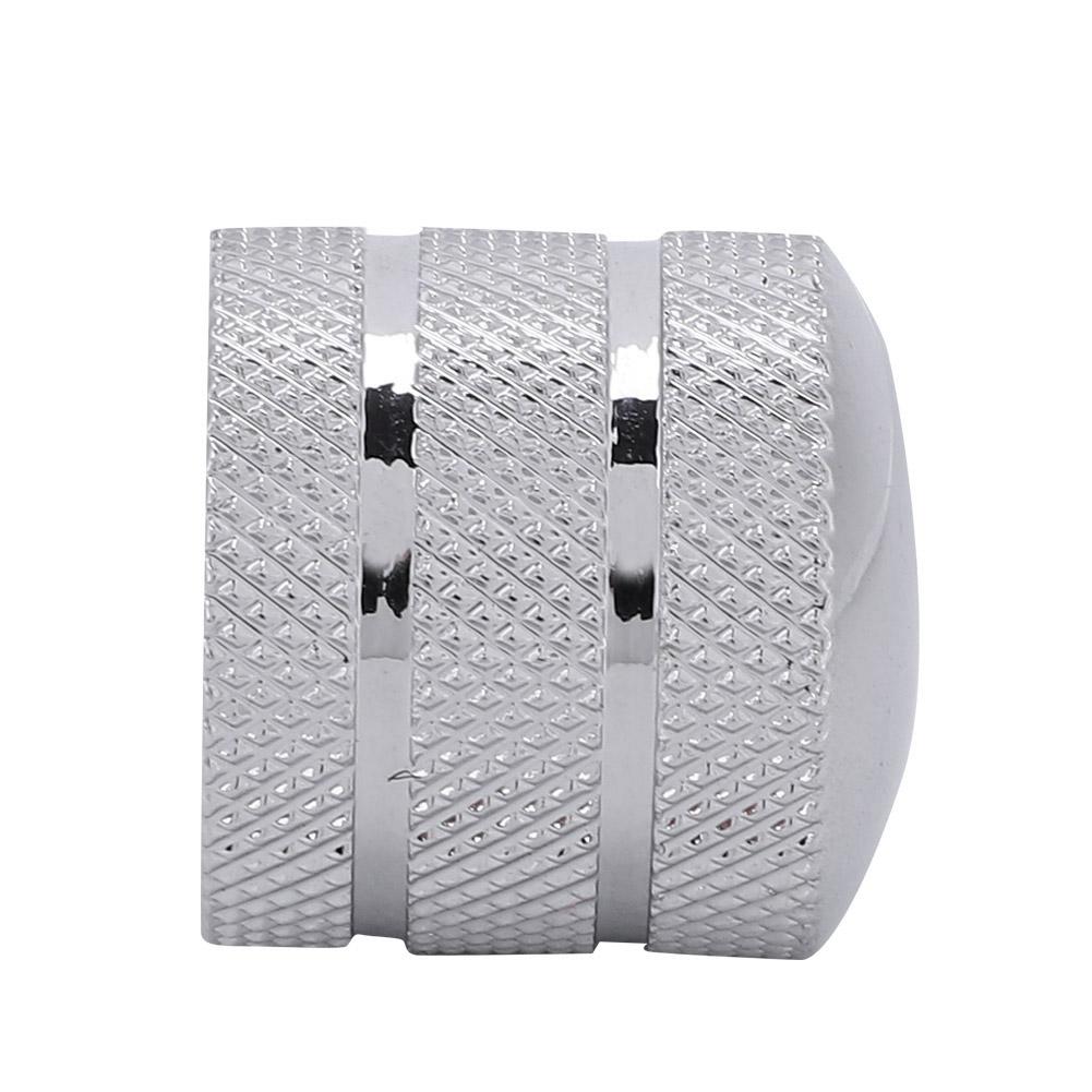 2PCs 6mm Metal Electric Guitar Bass Dome Knobs Potentiometer Cap Volume Tone Control Knob