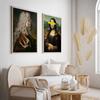 Set of Two Posters Mona Lisa Portrait