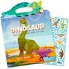 Children's Quiet Book Concentration Cultivation Dinosaurs Can Repeatedly Paste Hand-held Jelly Stickers Book