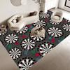 DARTS Dart Board Arrow Target Door Mat Kids Room Bedroom Decoration Balcony Anti-Slip Doormat Living Room Doormat Area Rug
