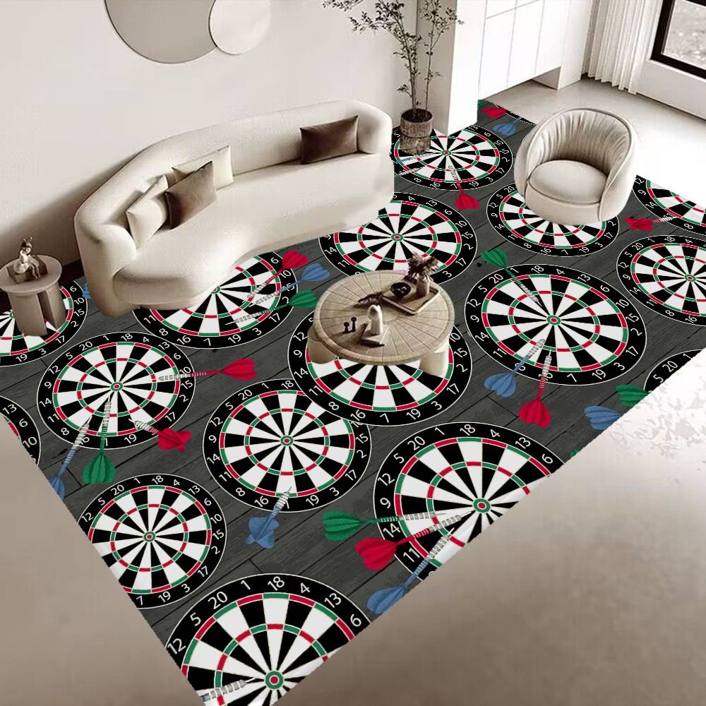 DARTS Dart Board Arrow Target Door Mat Kids Room Bedroom Decoration Balcony Anti-Slip Doormat Living Room Doormat Area Rug