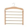Kizhiqi Wooden Multi-Layer Non-Slip Trouser Hanger for Wardrobes
