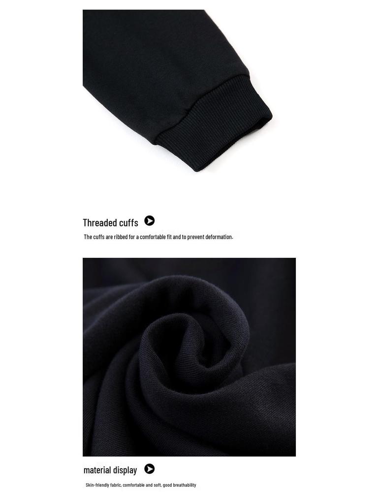 Women's Mid-Length Hooded Sweatshirt - Loose Fit, Plus Size, Casual Top for Spring/Autumn, Hip-Covering Design for Middle-Aged Moms