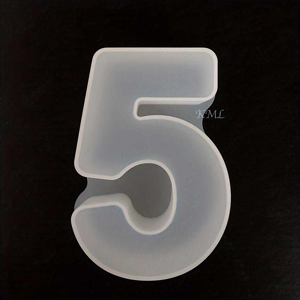 26 Stück Silikonform für englische Buchstaben, 10 Silikonformen für Ziffern, 26 Buchstaben- und Zahlenformen Handgefertigter Buchstaben-Harzguss