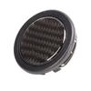 Steering Wheel Horn Button 50mm Diameter Carbon Fiber Universal for 6 Bolts Steering Wheel