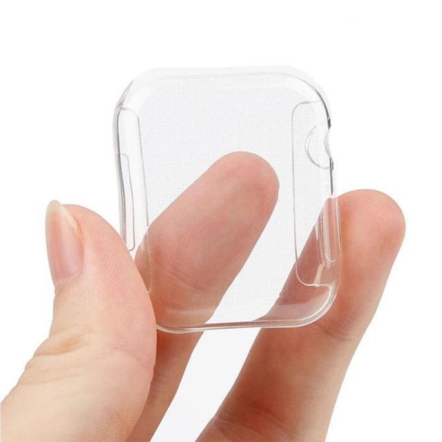 Cover For Apple Watch Case 44mm 40mm 45mm 41mm 42mm 38mm iwatch screen protector silicone bumper apple watch series 3 6 se 7 8 9