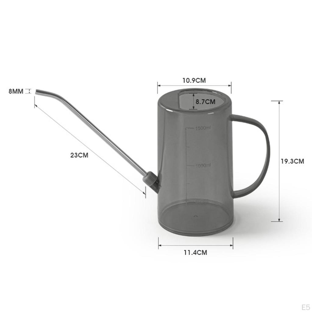 Indoor Watering Can with Long Spout, Removable, Spout for Lawn, Flower