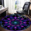 1PC Mandala Pattern Chair Carpet for Office Non-Slip, Lightweight, Machine Washable Rug for Office, Sleeping, Room - Holiday Decoryy251009103