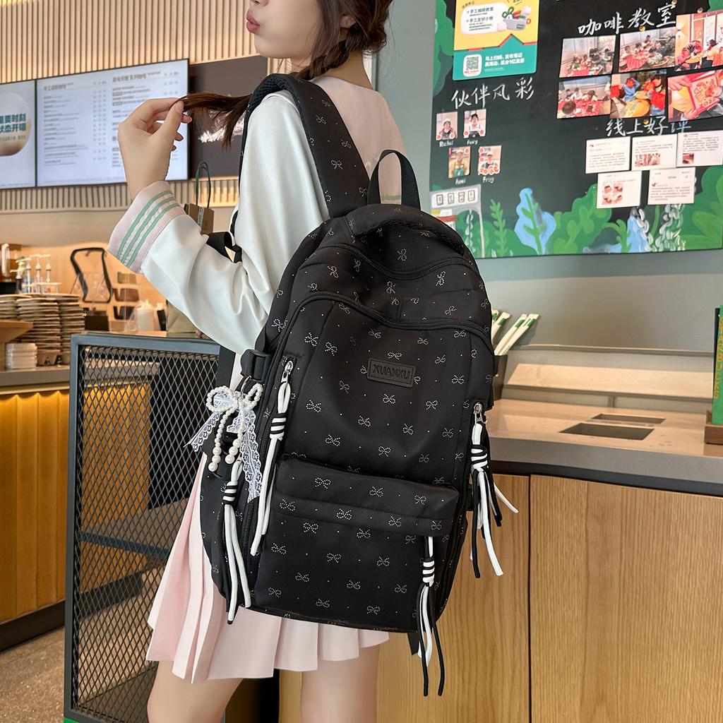 Schoolbag New Schoolbag Girls Primary School Students 1011 Junior High School Students High School Students Large Capacity Backpack High Value Ins