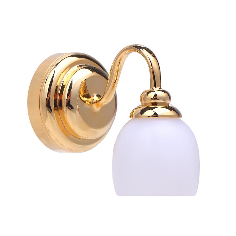 1:12 Puppenhaus Miniatur LED Halbkreis Licht Wandlampe Heimbeleuchtung Modell Dekor Spielzeug Puppenhaus Zubehör