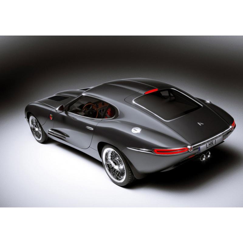 Framed Sports Car Poster for Bedroom, Bar, or Dealership Wall Decor