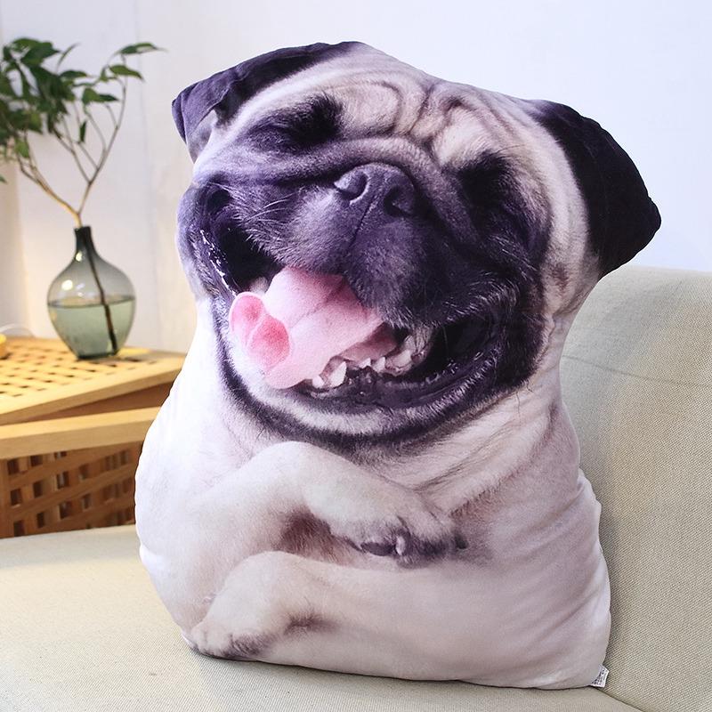 Cartoon Corgi & Shar Pei Hund Katze Plüsch Kissen Puppe - Gemütlicher Sofa-Begleiter