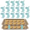 16Pcs Tray Stackers - Space-Saving Baking Sheet Stackers - Multipurpose Baking Sheet Rack, Tray Stackers for Cookie Sheets