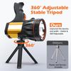 1000000 LM 2024 Flashlight 30W Energy Saving, 60 Hours Standby Battery LED Flashlight, IP68 Waterproof & 360° Adjustable Tripod