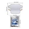 Winter Car Windshield Ice Snow Cover Silver-coated Cloth Waterproof Windproof Foldable Protector Car Snow Protective Cover