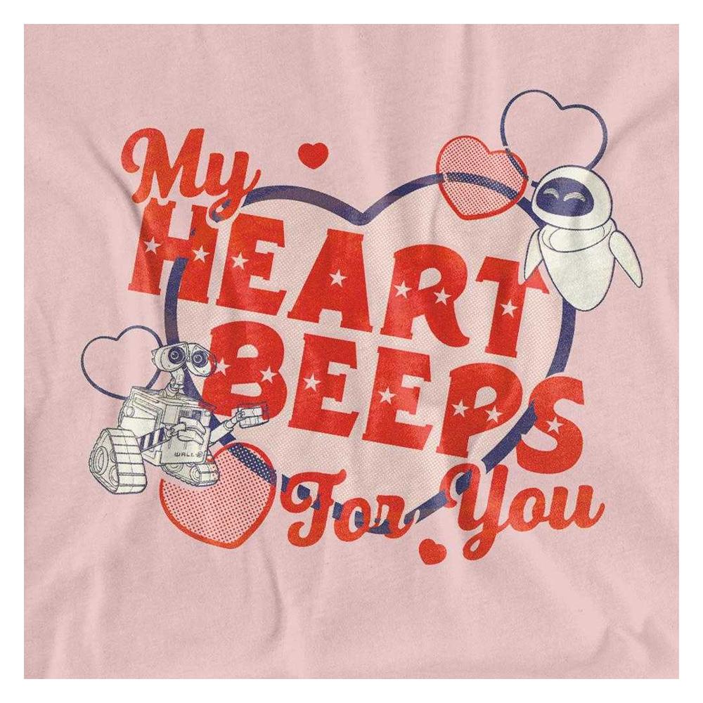 Wall-E Womens/Ladies My Heart Beeps T-Shirt