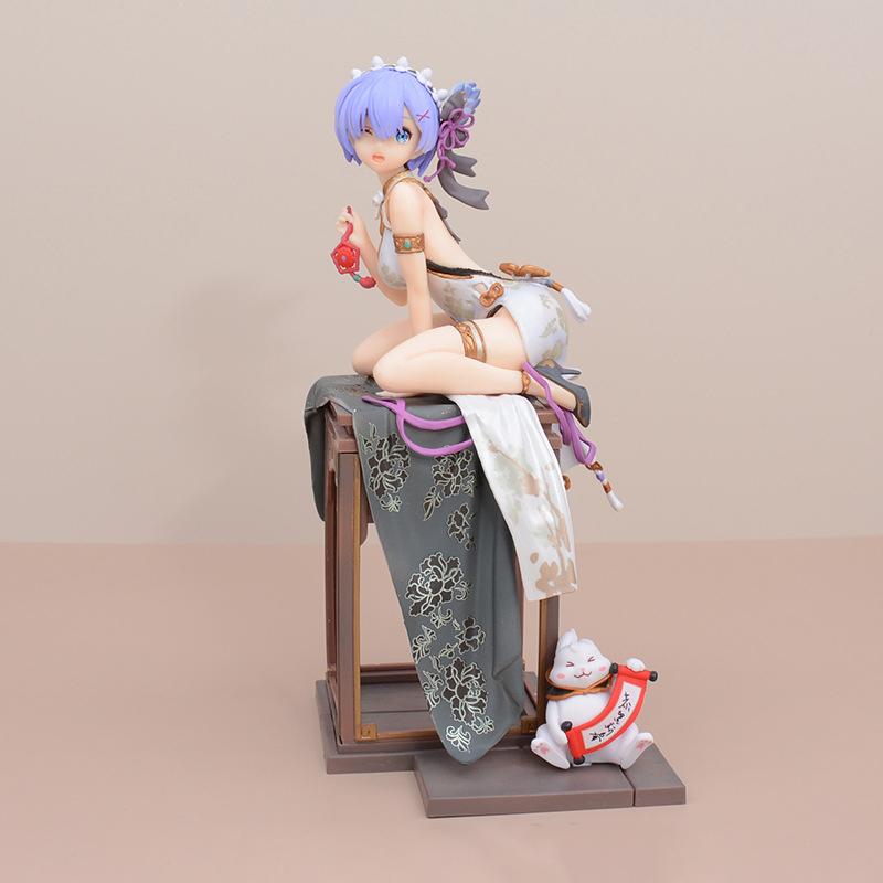 KADOKAWA Animester Re:Zero Rem Emilia Graceful Beauty Ver. 1/7 Scale PVC Action Figure Anime Figure Model Toys Doll Gift