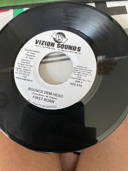 

7inch Record FIRST BORN 3 Bounce Dem Head VZS016 Vizion Sounds Jamaica Reggae Ska Dub Used