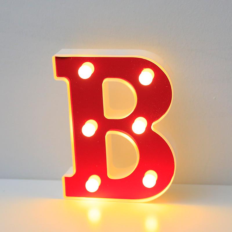 Red LED Letter Light for Parties and Proposals