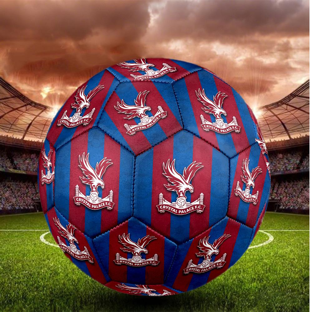 Crystal Palace Storlek 5 Fotboll Högelastisk Fotboll För Utomhustävling Daglig Träning Lek