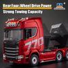 non-toxic HUINA 1501 770S Alloy Tractor 19CH RC Truck 1/18 2.4G remote control Engineering Trailer Truck with Light Sound Toys XMAS Gifts