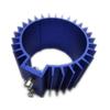HFEGEKLBLN(Sold by Store) Car Filter Cooler/Heatsink Cover/Cap Billet Aluminum Kit Most Filter ID:3"L: 66mm Radiator Parts (BLUE)