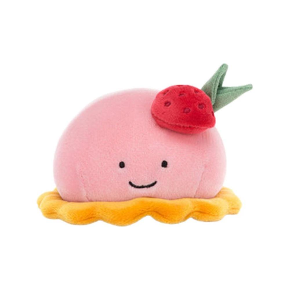 

JELLYCAT Fun Food Collection Exquisite French Mousse Pink Doll Plush Doll 5cm Height Box Not Included