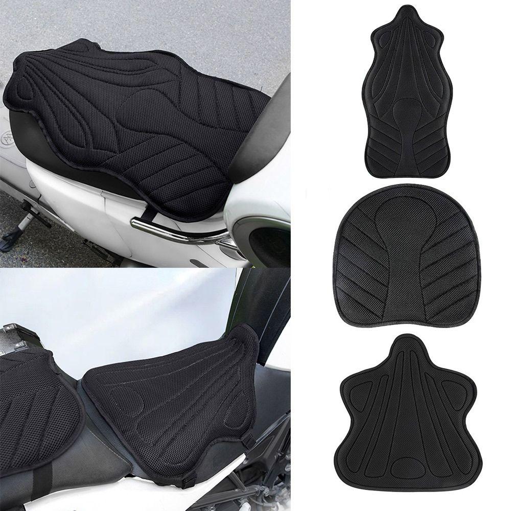 Anti-slip Motorcycle Seat Cushion Black Seat Cover 3D Motorbike Pillow Pad  Motorcycle Accessories