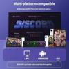 IINE Mini Retro Ananke Controller/ Turbo Function Interchangeable Joystick D-Pad Multi-Platform Controllers Handheld Game Custom