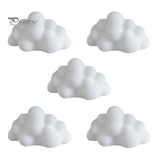 Bedroom Photo Display 5Pcs 3D Printed Stand, Decorative Rack, Lovely Cloud Shape Picture Office Desk Holder for Photos Leaf Artwork Hand Paintings