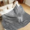 Double-Sided Plush Flannel Fleece Blanket - Ultra-Fine, All-Season Throw for Bed, Sofa, Travel, or Camping