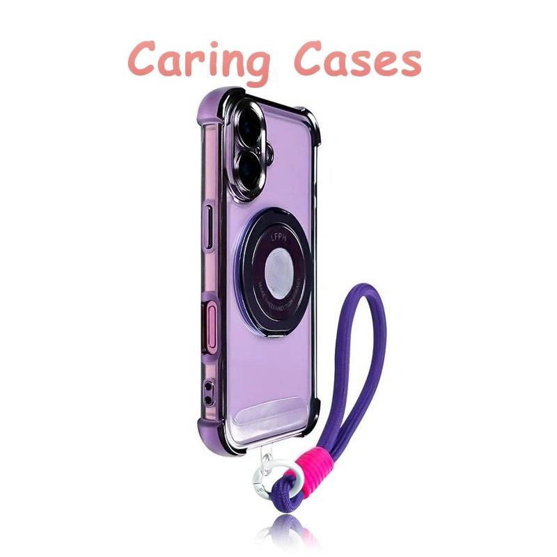 

For iPhone 17 Pro Max Case Pink Electroplate Clear Magnetic Stand Lens Compatible with iPhone 16 15 14 13 12 11 iPhone 11