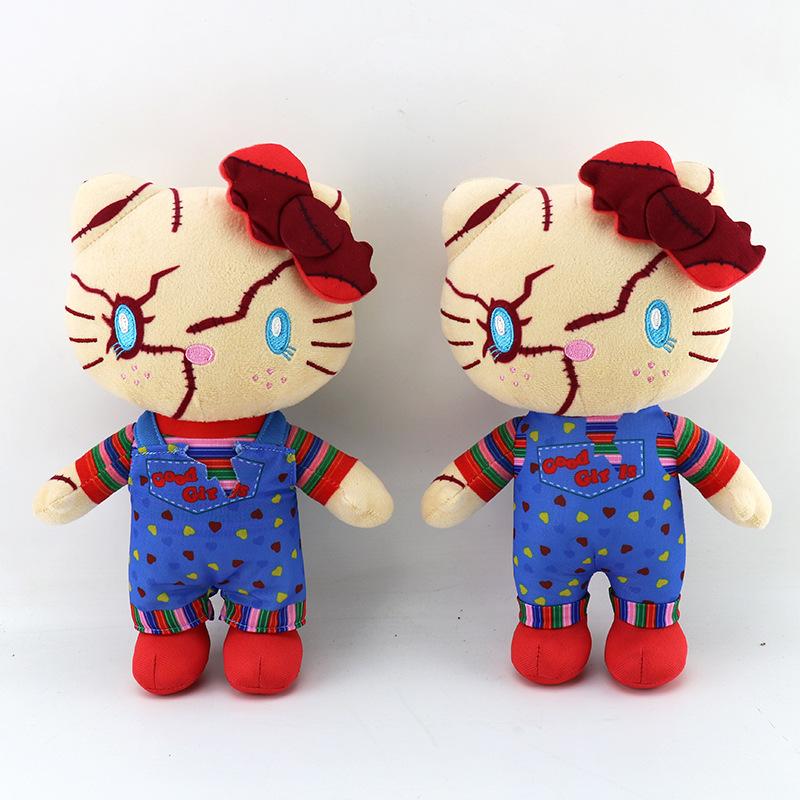 Cute Halloween Creative Plush Toy Clown Resurrection Ghost Baby Chacy Chucky Plush Doll Kids Birthday Gift